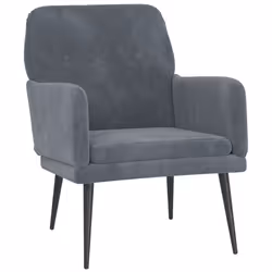 VidaXL 351405, Velours, Gris, mousse, 110 kg, 620 mm, 790 mm