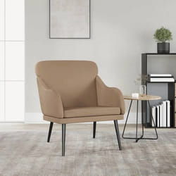 Fauteuil Cappuccino 63x76x80 Cm Similicuir Vidaxl