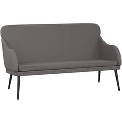 Banc Gris 110x76x80 Cm Similicuir Vidaxl