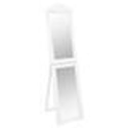 vidaXL Miroir sur pied Blanc 45x180 cm