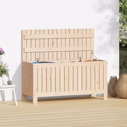 Cette boîte de rangement de jardin est une solution de rangement idéale et un excellent supplément décoratif à votre espace d ...