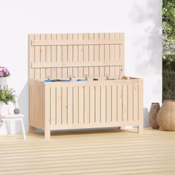 Cette boîte de rangement de jardin est une solution de rangement idéale et un excellent supplément décoratif à votre espace d ...
