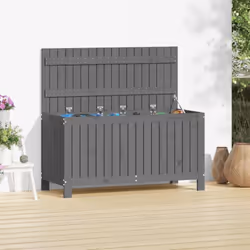 Cette boîte de rangement de jardin est une solution de rangement idéale et un excellent supplément décoratif à votre espace d ...