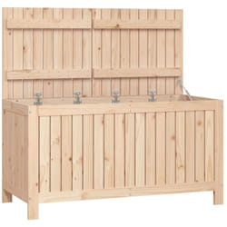 Vidaxl - Boîte de rangement de jardin 121x55x64 cm Bois massif de pin