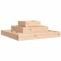 Cette jardinière en bois est un choix idéal pour cultiver une variété de fleurs ou de plantes. Bois de pin massif : le bois d ...