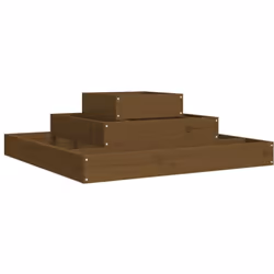 Cette jardinière en bois est un choix idéal pour cultiver une variété de fleurs ou de plantes. Bois de pin massif : le bois d ...