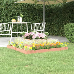 vidaXL Jardinière 110x110x27 cm Bois de douglas massif