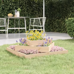 Cette jardinière en bois est un choix idéal pour cultiver une variété de fleurs ou de plantes. Bois de pin massif : le bois d ...