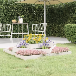 Cette jardinière en bois est un choix idéal pour cultiver une variété de fleurs ou de plantes. Bois de pin massif : le bois d ...