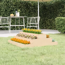 Cette jardinière en bois est un choix idéal pour cultiver une variété de fleurs ou de plantes. Bois de pin massif : le bois d ...