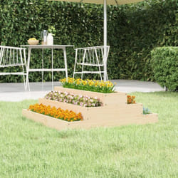 Vidaxl - Jardinière 80x80x27 cm Bois massif de pin