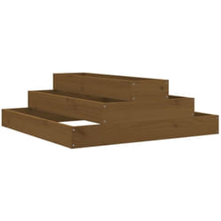 Vidaxl - Jardinière Marron miel 80x80x27 cm Bois massif de pin