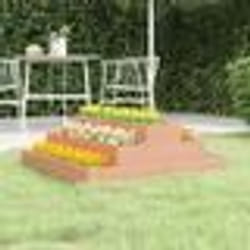 vidaXL Jardinière 80x80x27 cm Bois de douglas massif