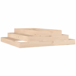 Cette jardinière en bois est un choix idéal pour cultiver une variété de fleurs ou de plantes. Bois de pin massif : le bois d ...