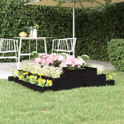 Cette jardinière en bois est un choix idéal pour cultiver une variété de fleurs ou de plantes. Bois de pin massif : le bois d ...