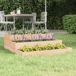 Vidaxl - Jardinière 78x78x27 cm Bois massif de pin