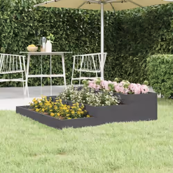 Cette jardinière en bois est un choix idéal pour cultiver une variété de fleurs ou de plantes. Bois de pin massif : le bois d ...