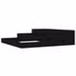 vidaXL Jardinière Noir 107x107x27 cm Bois massif de pin