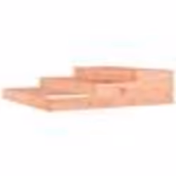 vidaXL Jardinière 107x107x27 cm Bois de douglas massif