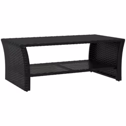 Cette table basse, conçue avec des lignes épurées et simples, est un excellent choix pour votre jardin, terrasse et tout autr ...