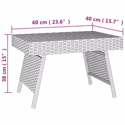 VidaXL 319408 Table à café, latérale et de salon - Vue supplémentaire 7