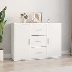 Buffet blanc 91x29,5x65 cm bois d'ingénierie vidaXL