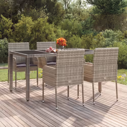 VidaXL 319888 chaise d'extérieur Terrace Siège rembourré Polyuréthane, Acier Gris