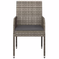 VidaXL 319888 chaise d'extérieur Terrace Siège rembourré Polyuréthane, Acier Gris - Vue supplémentaire 4