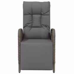 VidaXL 319891 chaise d'extérieur Terrace Siège rembourré Polyuréthane, Acier Gris - Vue supplémentaire 5