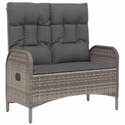 VidaXL 319893, Gris, Rotin, Acier, 110 kg, Adultes et enfants, 1070 mm, 625 mm