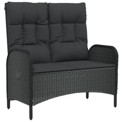 VidaXL 319894 banc de jardin Rotin, Acier