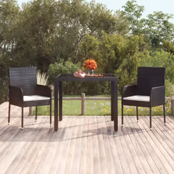 VidaXL 319895 table de jardin Noir - Vue supplémentaire 2
