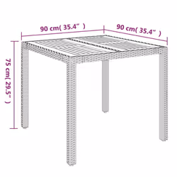 VidaXL 319898 table de jardin - Vue supplémentaire 6