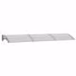 vidaXL Auvent de porte Gris 300x75 cm Polycarbonate