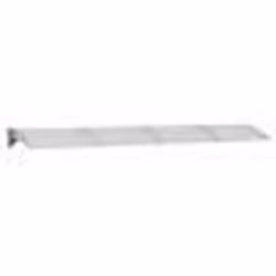 vidaXL Auvent de porte Gris et transparent 350x75 cm Polycarbonate