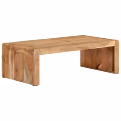 Ajoutez une touche d'élégance à votre salon avec cette table basse en bois. Bois d'acacia solide : la table d'appoint est fab ...