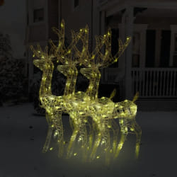 VidaXL Décorations de Noël Renne 120 cm LED