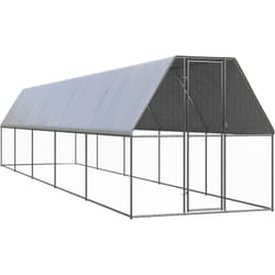 Vidaxl - Poulailler d'extérieur 2x10x2 m Acier galvanisé