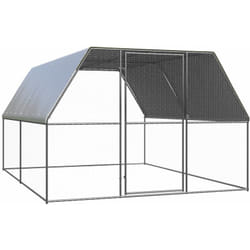 Vidaxl - Cage gabante gabante en acier galvanisé recouvert de différentes tailles taille : 3 x 4 x 2 m
