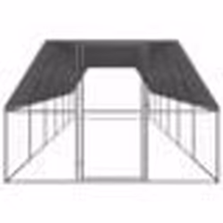vidaXL Poulailler d'extérieur 3x12x2 m Acier galvanisé