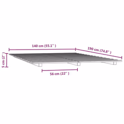 VidaXL 824604 sommier - Vue supplémentaire 6