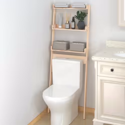 Maximisez l'espace dans votre salle de bain tout en ajoutant des looks élégants avec cette étagère de toilette en bois ! Bois ...