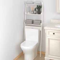 Maximisez l'espace dans votre salle de bain tout en ajoutant des looks élégants avec cette étagère de toilette en bois ! Bois ...