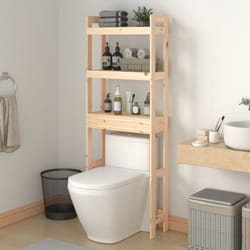 Tagère de toilette 63x26x171 cm Bois de pin massif Vidaxl