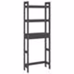 vidaXL Étagère de toilette Gris 63x26x171 cm Bois de pin massif