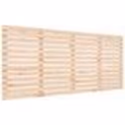 vidaXL Tête de lit murale 206x3x91,5 cm Bois massif de pin