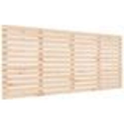 vidaXL Tête de lit murale 206x3x91,5 cm Bois massif de pin