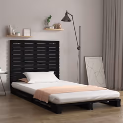 VidaXL 824682, Noir, Bois de pin, 1260 mm, 91,5 cm, 30 mm