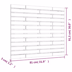 VidaXL 824693 tête de lit et pied de lit - Vue supplémentaire 8