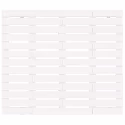 VidaXL 824724 tête de lit et pied de lit Blanc - Vue supplémentaire 4